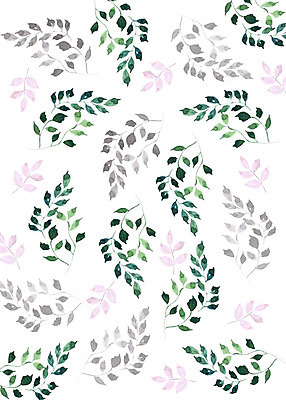 PSD 식물 꽃 잎 패턴 일러스트 붓터치 수채화 따뜻함 사람없음 컬러풀 화려 감성 플라워패턴 국내일러스트 컬러 컨셉 무늬 파일형식