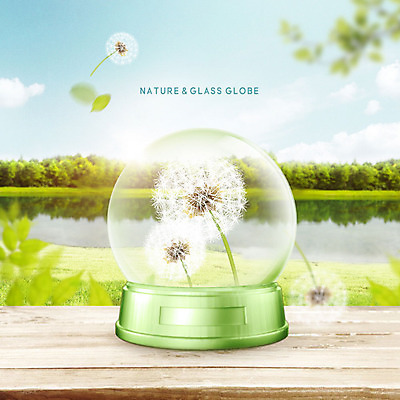 PSD 나무 편집이미지 꽃 호수 잎 자연 유리 유리병 나뭇잎 사람없음 컬러풀 투명 숲 민들레 민들레홀씨 내추럴 카피스페이스 이미지편집 식물 컬러 재질 병_용기 공백 생태계 파일형식