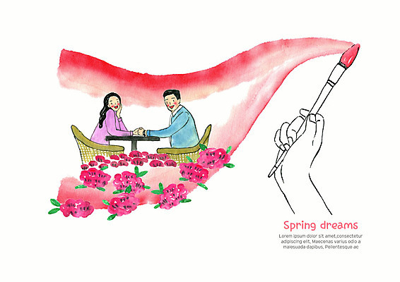 PSD 커플 응시 계절 여자 남자 꽃 의자 데이트 일러스트 탁자 붓터치 수채화 한손 미소 사람 앉기 상반신 성인 두명 신체부위 빨간색 손잡기 물감 봄 카페 꿈 붓 그리기 그림 번짐 감성 그림붓 국내일러스트 식물 손 시선 컬러 가구 컨셉 관계 모션 표정 상점 미술도구 파일형식 효과