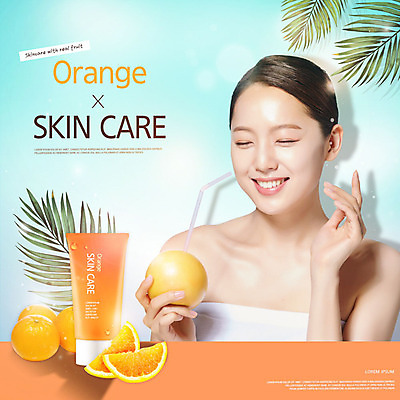 PSD 편집이미지 여자 잎 오렌지 과일 빨대 한명 미소 사람 상반신 20대 성인 앞모습 여름 뷰티 눈감음 주스 화장품 한국인 상큼 스킨케어 열대잎 의료성형뷰티 성인여자한명만 이미지편집 식물 1 계절 음료 뷰포인트 모션 표정 동양인 청년 여자한명만 성인여자만 파일형식