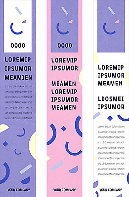 도형 템플릿 배너 배너템플릿 세로배너 분홍색 사람없음 파란색 사각형 보라색 현수막 아치 직사각형 배너세트 AI파일 컬러 세로 세트 파일형식 벡터