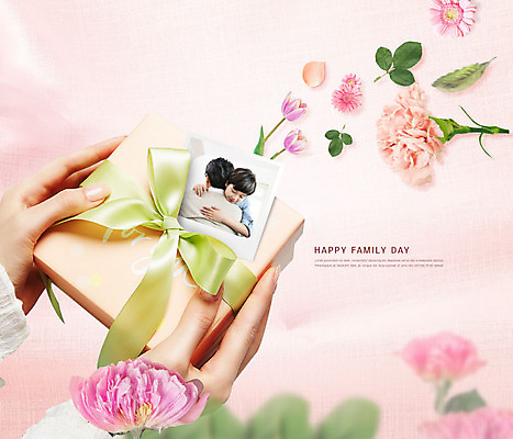 PSD 편집이미지 손 남자 꽃잎 꽃 행복 리본 어린이 분홍색 잎 포장 안기 선물 사람 상반신 성인 두명 앞모습 뒷모습 신체부위 선물상자 한국인 어버이날 5월 카네이션 5월행사 가정의달 부자지간 이미지편집 식물 기념일 감정 아들 뷰포인트 컬러 가족 모션 동양인 이벤트 상자 날짜 아빠 파일형식