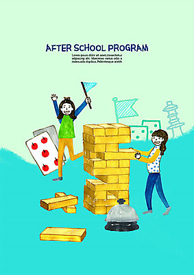 전신 PSD 여자 교육 초등학생 어린이 일러스트 수업 사람 두명 만세 종 게임 깃발 수학 트럼프 즐거움 보드게임 젠가 에듀 초등 방과후 스쿨팩 국내일러스트 학생 감정 교과목 모션 놀이 놀이용품 에듀케이션 파일형식