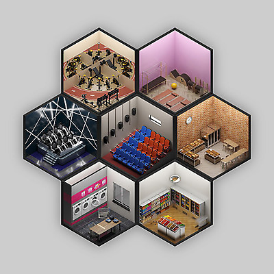 PSD 편집이미지 백그라운드 사람없음 그래픽 인테리어 하이앵글 아령 공간 헬스장 거울 빵집 영화관 디지털합성 학원 아이소메트릭 슈퍼마켓 빨래방 세탁소 필라테스 기구필라테스 스피닝 엑소노메트릭 필라테스기구 이미지편집 편집3D 디자인 교육 뷰포인트 운동 3D 상점 운동기구 헬스 극장 파일형식