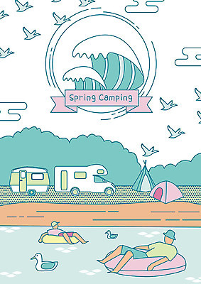 전신 나무 구름 남자 파도 바다 두마리 여러마리 일러스트 조류 오리 아웃도어 텐트 사람 성인 해변 두명 봄 캠핑 숲 즐거움 튜브 캠핑카 국내일러스트 AI파일 자연요소 식물 동물 계절 감정 다수 2 자동차 레저 캠핑도구 파일형식 벡터