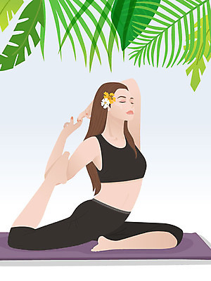 전신 식물 무료이미지 우먼라이프 여자 꽃 일러스트 요가 나뭇잎 한명 성인 운동복 운동 뷰티 건강관리 눈감음 스트레칭 요가자세 매트 유연 자기관리 성인여자한명만 국내일러스트 AI파일 1 라이프스타일 웰빙 옷 포즈 잎 모션 건강 관리 사람 여자한명만 성인여자만 파일형식 벡터