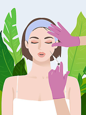 우먼라이프 손 여자 장갑 일러스트 나뭇잎 주사기 한명 사람 상반신 성인 신체부위 초록색 뷰티 봄 피부관리 보톡스 시술 자기관리 피부과 성인여자한명만 필러 국내일러스트 AI파일 1 라이프스타일 잡화 계절 컬러 잎 의료기기 병원 성형수술 여자한명만 성인여자만 파일형식 벡터