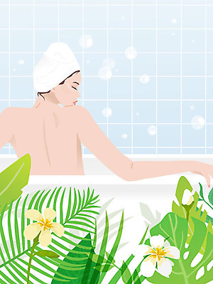 식물 우먼라이프 여자 꽃 하늘색 잎 일러스트 욕조 한명 사람 상반신 성인 수건 뷰티 목욕 봄 거품 욕실 피부관리 반신욕 자기관리 성인여자한명만 국내일러스트 AI파일 1 라이프스타일 계절 파란색 위생용품 청결 여자한명만 성인여자만 파일형식 벡터