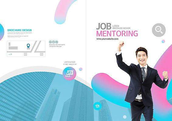 PSD 템플릿 직업 표지디자인 북디자인 출판디자인 표지 남자 리플렛 분홍색 곡선 북커버 한명 사람 정장 빌딩 팜플렛 상반신 20대 성인 파란색 파이팅 한국인 구직 직장인 구인구직 채용 채용박람회 성인남자한명만 멘토링 이미지템플릿 1 옷 교육 선 컬러 컨셉 비즈니스 모션 동양인 청년 건물 구인 박람회 남자한명만 성인남자만 파일형식