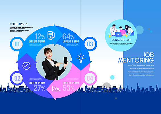 PSD 템플릿 표지디자인 북디자인 출판디자인 여자 남자 화살표 내지 리플렛 북커버 회의 그래프 들기 사람 정장 빌딩 팜플렛 여러명 상반신 20대 성인 파란색 노트북 스마트폰 한국인 구직 직장인 비즈니스맨 비즈니스우먼 구인구직 설명회 채용 채용박람회 멘토링 이미지템플릿 직업 옷 교육 컬러 다수 컨셉 비즈니스 모션 동양인 청년 건물 전자제품 핸드폰 스마트기기 구인 박람회 파일형식
