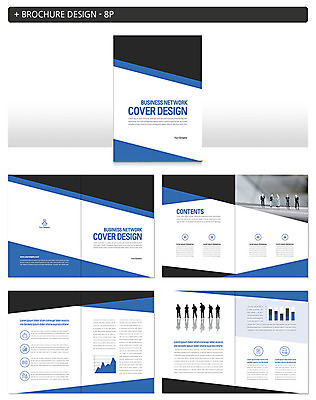 템플릿 실루엣 ZIP 회사 비즈니스 그래프 사람 팜플렛 성인 파란색 미니어처 목표 인디자인 INDD 이미지템플릿 컬러 컨셉 촬영기법 모형 파일형식