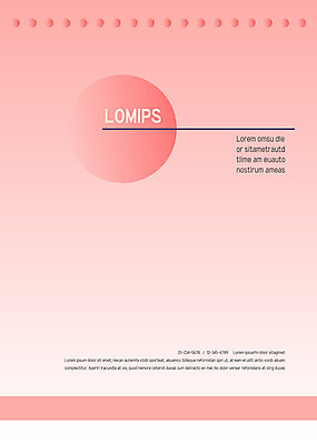 템플릿 표지 선 분홍색 비즈니스 사람없음 원형 문서템플릿 서식 레이아웃 문서 그라데이션 이미지템플릿 AI파일 도형 컬러 파일형식 벡터