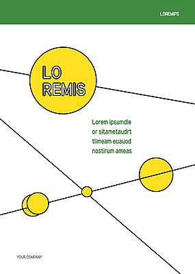 템플릿 표지 선 비즈니스 사람없음 초록색 노란색 흰색 원형 문서템플릿 즐거움 서식 레이아웃 문서 이미지템플릿 AI파일 도형 감정 컬러 파일형식 벡터