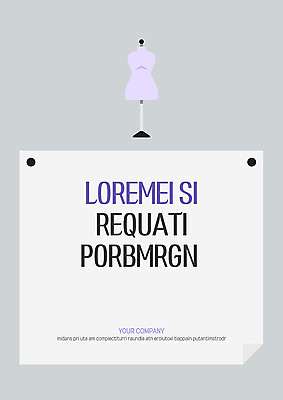 템플릿 패션 표지 비즈니스 청년 사람없음 회색 마네킹 문서템플릿 서식 창업 이미지템플릿 AI파일 컬러 성인 자영업 파일형식 벡터