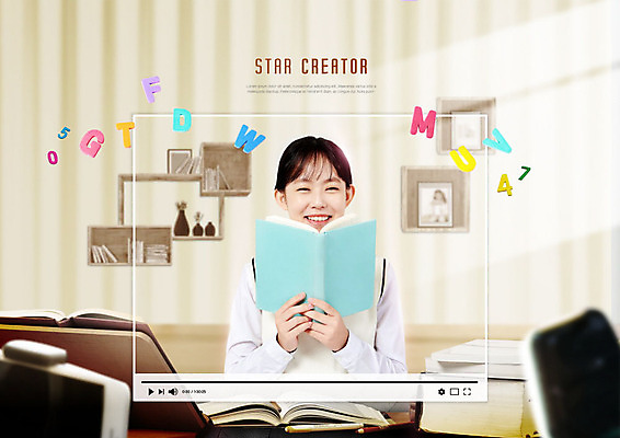 PSD 편집이미지 학생 알파벳 응시 여학생 여자 교복 청소년 한명 미소 사람 앉기 상반신 앞모습 10대 책 독서 숫자 모니터 한국인 즐거움 방송 독서대 십대여자한명만 크리에이터 이미지편집 직업 문자 1 영어 시선 옷 감정 뷰포인트 모션 표정 동양인 컴퓨터 여자한명만 십대여자만 파일형식 1인미디어