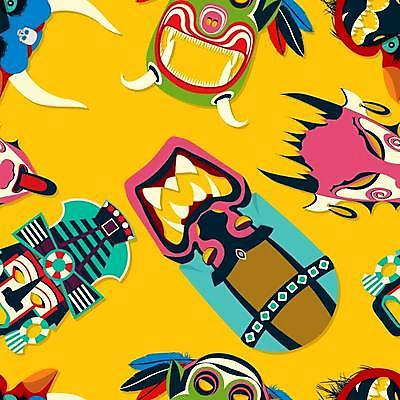 EPS 해외이미지 전통 전통문화 패턴 일러스트 아프리카 추상 뿔 가면 사람없음 컬러풀 패턴백그라운드 화려 원주민 아프리카문화 해외일러스트 나라 문화 컬러 외국문화 백그라운드 컨셉 무늬 아프리카인 파일형식 벡터 이미지허브