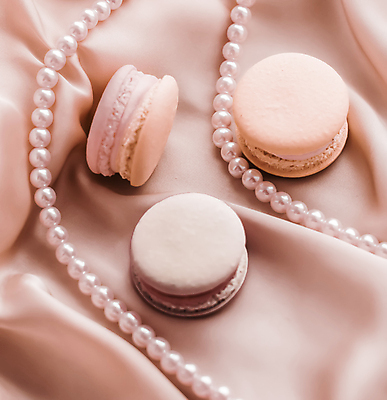 포토 JPG 해외이미지 백그라운드 사람없음 고급 우아함 실크 진주 진주목걸이 마카롱 연분홍색 파스텔톤 해외포토 분홍색 컬러 컨셉 목걸이 디저트 직물 보석 진주_보석 파일형식 이미지허브