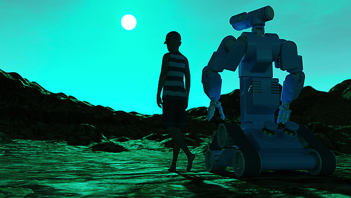 포토 JPG 해외이미지 어린이 과학 여행 컨셉 일러스트 상상 하늘 미래 함께함 기술 소년 사람없음 야외 파란색 햇빛 태양 3D 걷기 디지털 기계 우정 괴짜 사이버 로봇 동료 전자 암초 정비공 특별함 휴머노이드 AI_인공지능 해외포토 자연요소 남자 컬러 관계 모션 사람 친구 기술자 디지털합성 파일형식 이미지허브