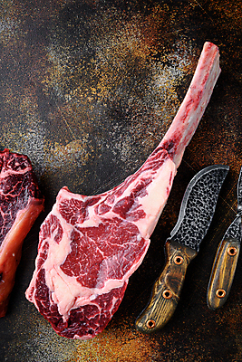 포토 JPG 해외이미지 뼈 생고기 스테이크 사람없음 하이앵글 특수부위 토마호크 해외포토 뷰포인트 서양음식 육류 부위 파일형식 이미지허브