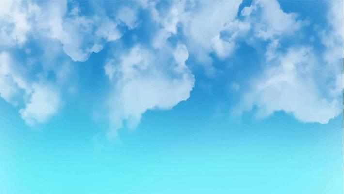 EPS 해외이미지 하늘색 백그라운드 일러스트 하늘 붓터치 사람없음 번짐 카피스페이스 해외일러스트 파란색 공백 파일형식 벡터 효과 이미지허브