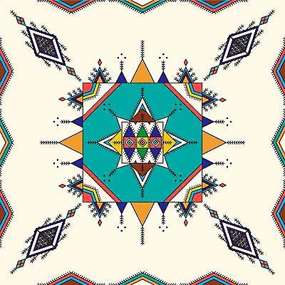 JPG 해외이미지 디자인 백그라운드 패턴 일러스트 사람없음 전통무늬 사각형 삼각형 아랍 격자 마름모 기하학 스타일 해외일러스트 도형 전통 무늬 파일형식 이미지허브