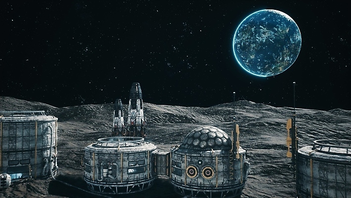 포토 JPG 해외이미지 지구 사람없음 행성 달 우주선 디지털합성 우주탐사 SF 해외포토 자연요소 우주 파일형식 이미지허브