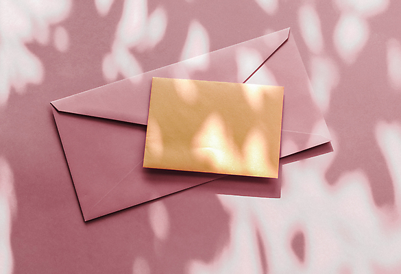 포토 JPG 해외이미지 종이 편지봉투 그림자 사람없음 햇빛 그늘 감성 연분홍색 카피스페이스 해외포토 분홍색 컨셉 봉투 태양 공백 편지 파일형식 이미지허브