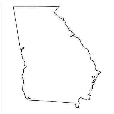 EPS 해외이미지 실루엣 선 지도 일러스트 흑백 검은색 미국 흰색 경계선 사인 심플 윤곽 전국 조지아 지리 디테일 해외일러스트 컬러 북아메리카 촬영기법 경계 동유럽 파일형식 벡터 이미지허브