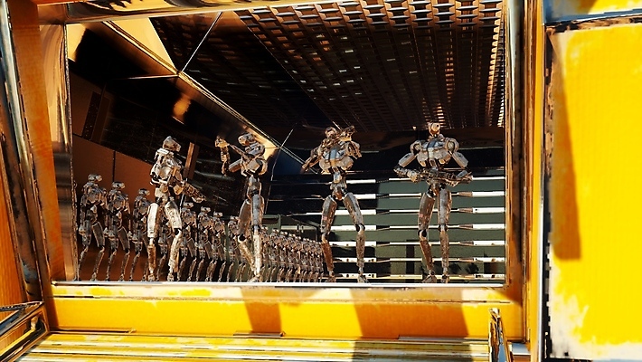 JPG 해외이미지 주간 들기 사람없음 야외 3D 사막 총 우주선 디지털합성 전쟁 전투로봇 SF 해외포토 포토 자연요소 무기 모션 우주 로봇 파일형식 이미지허브