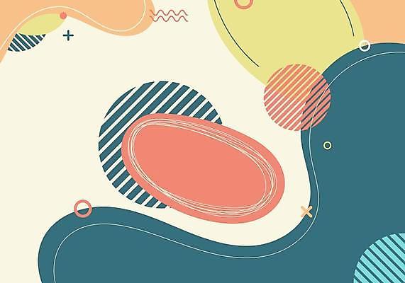 EPS 해외이미지 디자인 백그라운드 곡선 일러스트 추상 미술 사람없음 컬러풀 기하학 카피스페이스 해외일러스트 선 컬러 무늬 문화예술 공백 파일형식 벡터 이미지허브