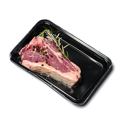 포토 JPG 해외이미지 포장 실내 스테이크 사람없음 소고기 흰배경 후추 로즈메리 스티로폼접시 채끝살 해외포토 접시 백그라운드 서양음식 육류 내부 흰색 허브 향신료 파일형식 이미지허브