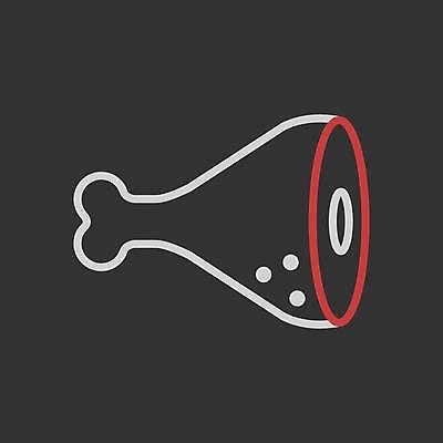 EPS 해외이미지 일러스트 뼈 육류 돼지고기 사람없음 해외일러스트 식재료 파일형식 벡터 이미지허브