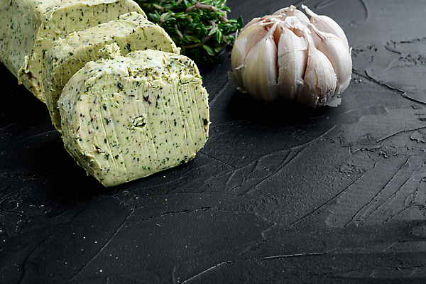 포토 JPG 해외이미지 식재료 검은배경 실내 마늘 사람없음 자르기 버터 해외포토 백그라운드 채소 모션 내부 검은색 파일형식 이미지허브