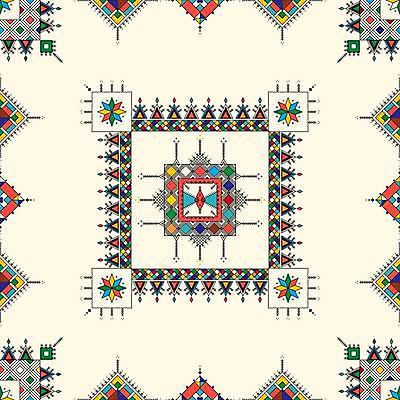 JPG 해외이미지 디자인 백그라운드 패턴 일러스트 사람없음 전통무늬 사각형 삼각형 아랍 격자 마름모 기하학 스타일 해외일러스트 도형 전통 무늬 파일형식 이미지허브