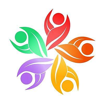 EPS 해외이미지 문양 잎 일러스트 비즈니스 추상 사람없음 컬러풀 심볼 심플 해외일러스트 식물 컬러 무늬 파일형식 벡터 이미지허브