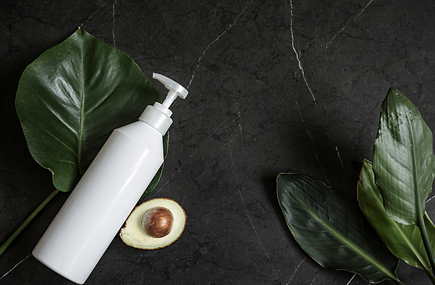 포토 JPG 해외이미지 사람없음 하이앵글 오브젝트 스파용품 아보카도 바디케어 샴푸용기 열대잎 해외포토 뷰포인트 잎 과일 스파 용기_그릇 샴푸 파일형식 이미지허브