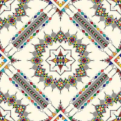 JPG 해외이미지 디자인 백그라운드 패턴 일러스트 사람없음 전통무늬 사각형 삼각형 아랍 격자 기하학 스타일 해외일러스트 도형 전통 무늬 파일형식 이미지허브