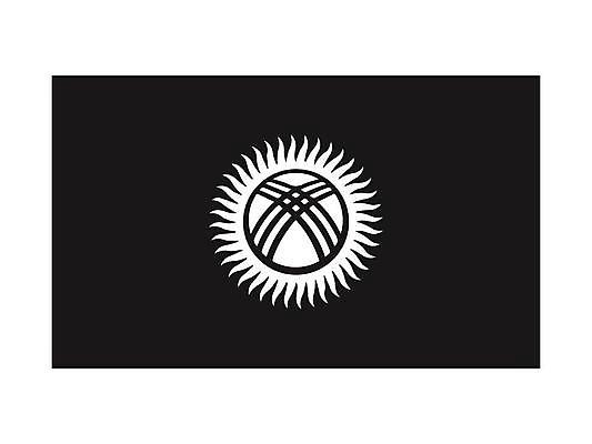 EPS 해외이미지 디자인 배너 백그라운드 일러스트 흑백 픽토그램 검은색 흰색 깃발 플랫 심볼 사인 심플 위치 애국심 고립 전국 정부 키르기스스탄 해외일러스트 컬러 촬영기법 중앙아시아 파일형식 벡터 이미지허브