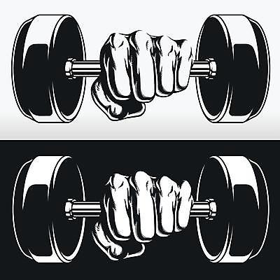 EPS 해외이미지 손 일러스트 흑백 신체부위 헬스 주먹 아령 잡기 해외일러스트 모션 촬영기법 사람 운동 파일형식 벡터 이미지허브