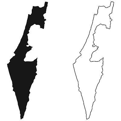 EPS 해외이미지 실루엣 백그라운드 지도 일러스트 흑백 그래픽 검은색 흰색 경계선 땅 윤곽 고립 이스라엘 전국 지리 해외일러스트 선 컬러 촬영기법 경계 서아시아 파일형식 벡터 이미지허브