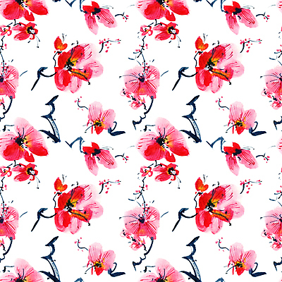 포토 JPG 해외이미지 꽃잎 꽃 줄기 분홍색 백그라운드 패턴 일러스트 캘리그라피 붓터치 수묵화 미술 사람없음 동양화 번짐 해외일러스트 식물 컬러 무늬 문화예술 파일형식 효과 이미지허브