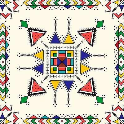 JPG 해외이미지 디자인 백그라운드 패턴 일러스트 사람없음 전통무늬 사각형 삼각형 아랍 기하학 스타일 해외일러스트 도형 전통 무늬 파일형식 이미지허브