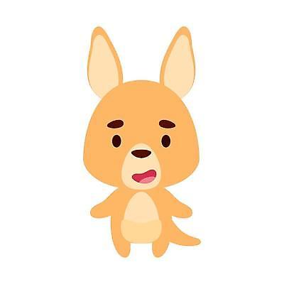 EPS 해외이미지 일러스트 사람없음 귀여움 주황색 만화 캥거루캐릭터 해외일러스트 컬러 동물캐릭터 컨셉 캥거루 파일형식 벡터 이미지허브