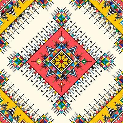 JPG 해외이미지 디자인 백그라운드 패턴 일러스트 사람없음 전통무늬 사각형 삼각형 아랍 기하학 스타일 해외일러스트 도형 전통 무늬 파일형식 이미지허브