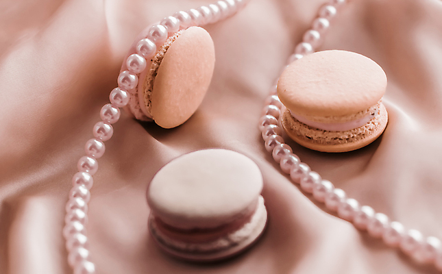 포토 JPG 해외이미지 백그라운드 사람없음 고급 우아함 실크 진주 진주목걸이 마카롱 연분홍색 파스텔톤 해외포토 분홍색 컬러 컨셉 목걸이 디저트 직물 보석 진주_보석 파일형식 이미지허브