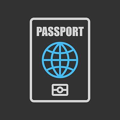 EPS 해외이미지 디자인 여행 백그라운드 일러스트 비즈니스 휴가 세계 글로벌 지구본 여행객 검은색 어둠 플랫 심볼 사인 문서 보안 여권 신분 통과 시민 고립 신분증 전국 이민 해외일러스트 컬러 이동 안전 사람 국민 증명서 파일형식 벡터 이미지허브