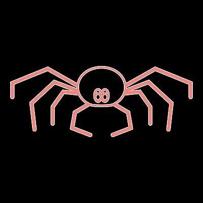 EPS 해외이미지 모양 동물 실루엣 야생동물 곤충 일러스트 자연 그래픽 빨간색 웹 할로윈 독약 플랫 벌레 위험 심볼 사인 싱글 윤곽 네온 거미 고립 오싹 해외일러스트 컬러 컨셉 인터넷 촬영기법 생태계 파일형식 벡터 이미지허브