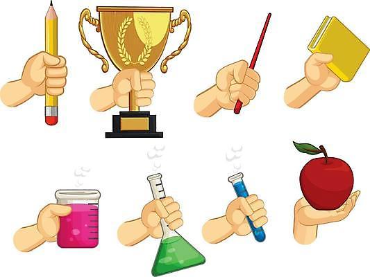 EPS 해외이미지 클립아트 손 디자인 일러스트 손가락 학교 그래픽 책 스터디 연필 잡기 투명 사과 만화 트로피 심볼 사인 그림 코믹 고립 엘리먼트 해외일러스트 교육 과일 모션 학용품 신체부위 학습 필기구 상_우승 파일형식 벡터 이미지허브