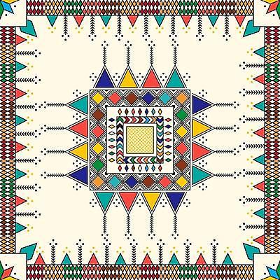 JPG 해외이미지 디자인 백그라운드 패턴 일러스트 사람없음 전통무늬 사각형 삼각형 아랍 마름모 기하학 스타일 해외일러스트 도형 전통 무늬 파일형식 이미지허브