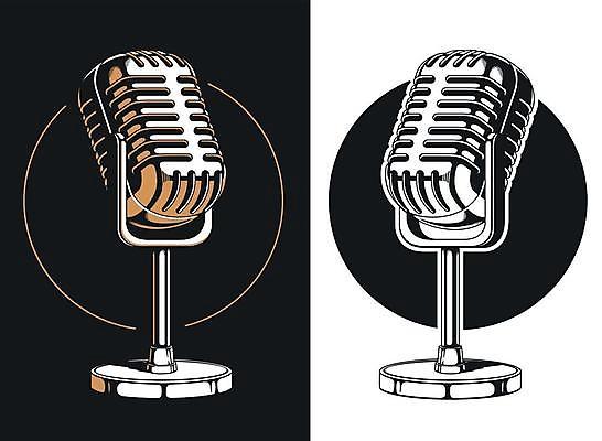 EPS 해외이미지 디자인 실루엣 선 음악 일러스트 노래 흑백 그래픽 소리 수확 클래식 스케치 문신 DJ 심볼 마이크 그림 라디오 복고 윤곽 손그림 판화 주인 재즈 노래방 고립 엘리먼트 옛날 해외일러스트 음향기기 컨셉 농업 문화예술 촬영기법 미술 전자제품 파일형식 벡터 이미지허브